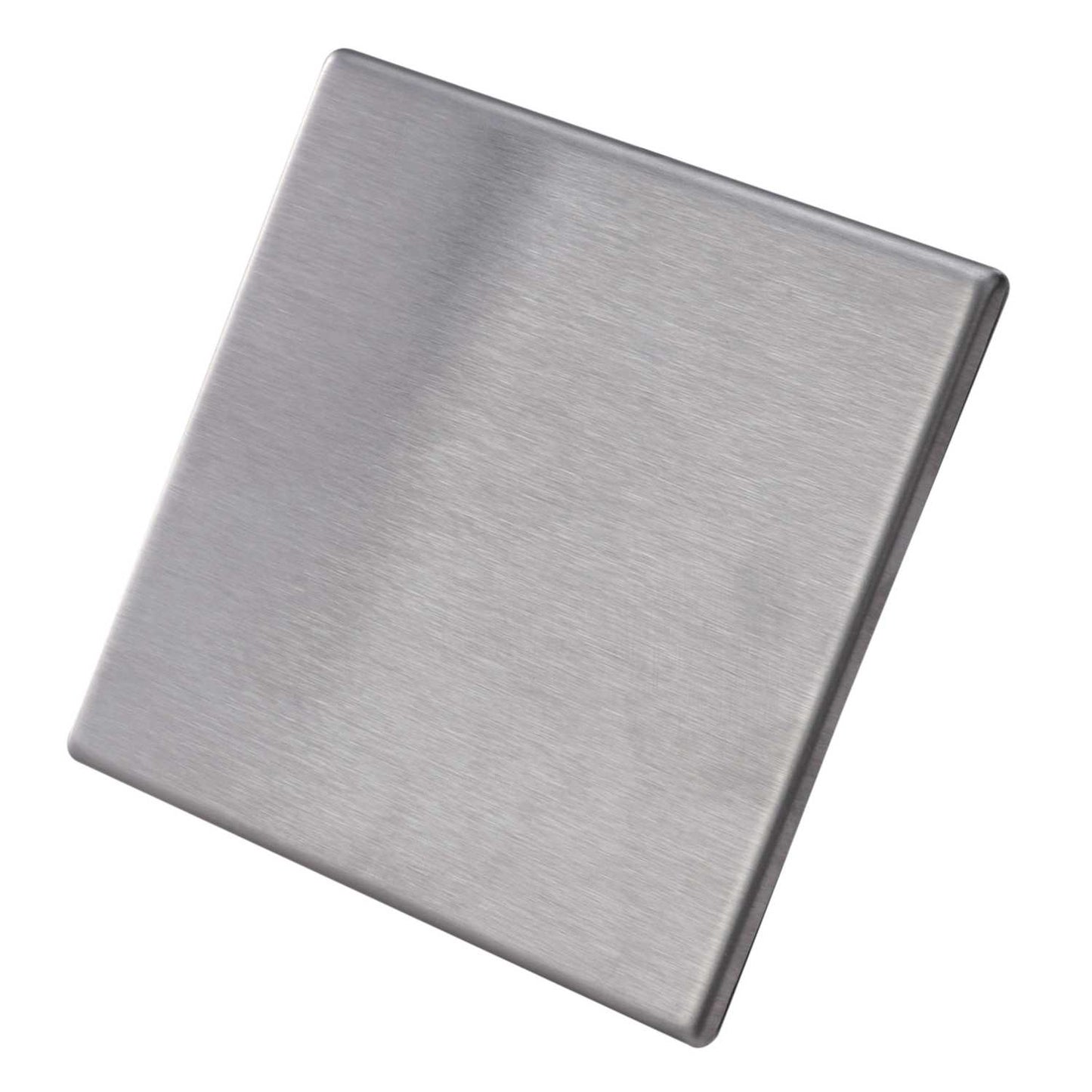 Hamilton 1 Gang Blank Plate Screwless Stainless Steel