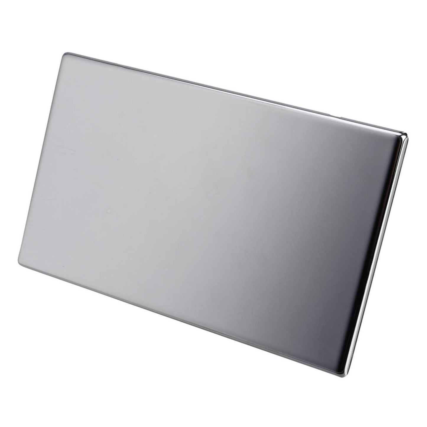 Hamilton 2 Gang Blank Plate Screwless Bright Chrome