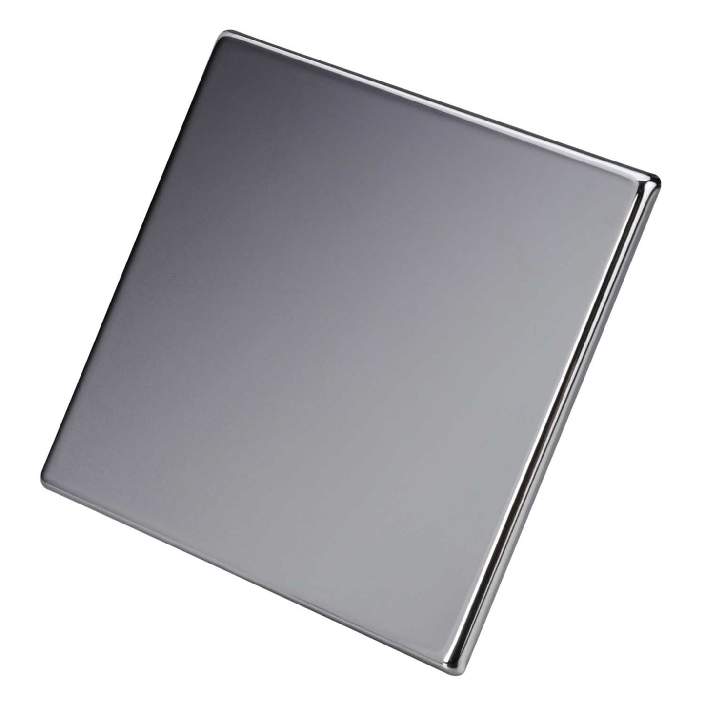 Hamilton 1 Gang Blank Plate Screwless Bright Chrome