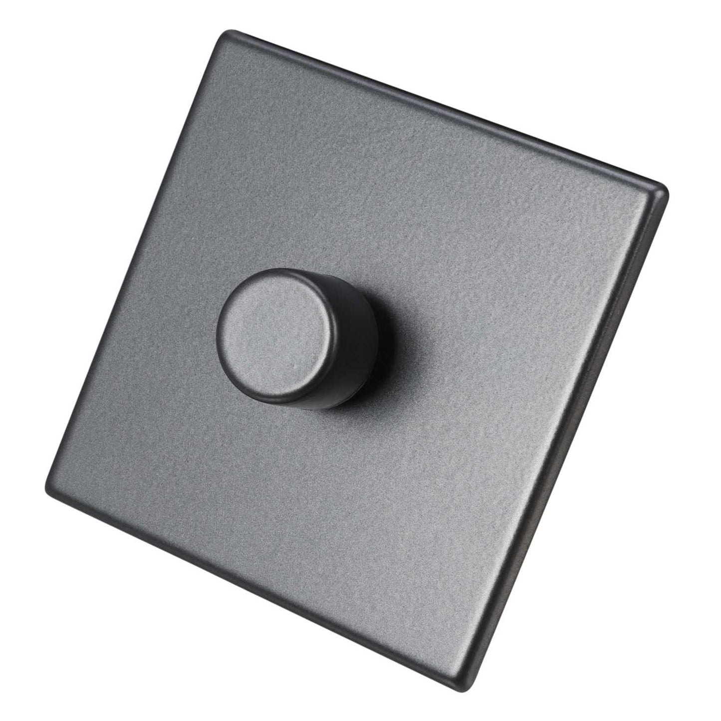 Hamilton 250W 1 Gang 2 Way LED Trailing/Leading Edge Dimmer Switch Screwless Anthra Grey