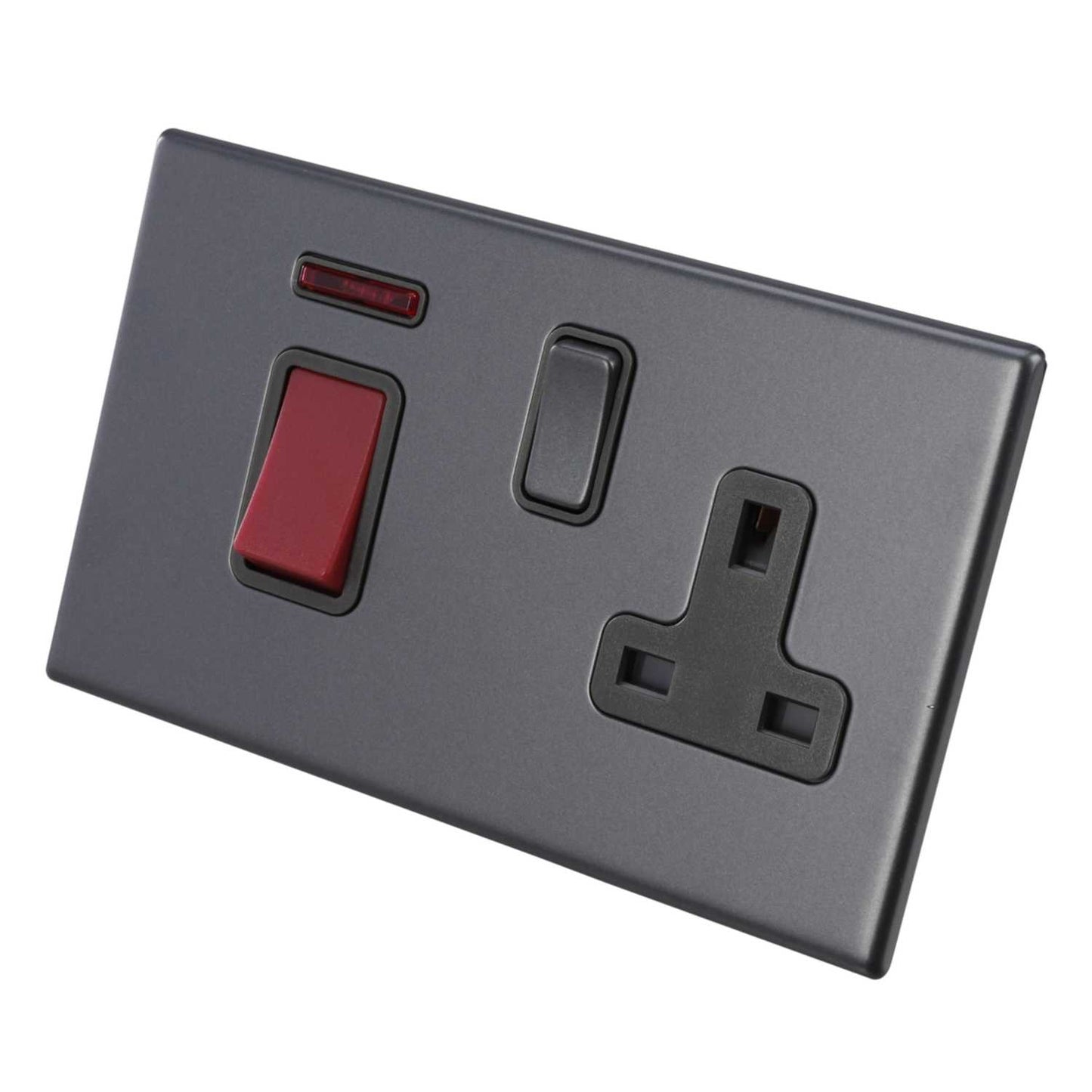 Hamilton 45A DP Cooker Control Unit Screwless Grey Insert Anthra Grey