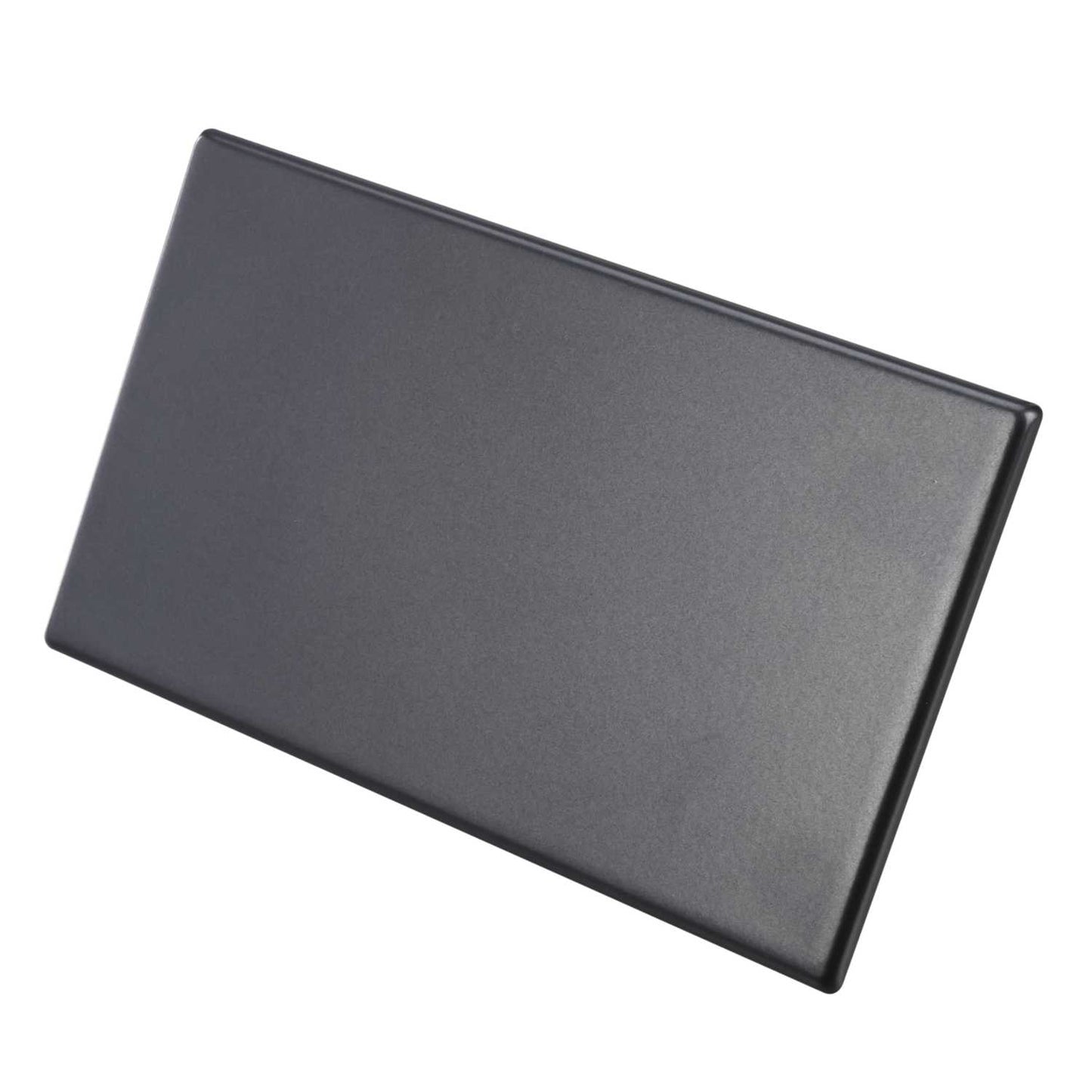 Hamilton 2 Gang Blank Plate Screwless Anthra Grey