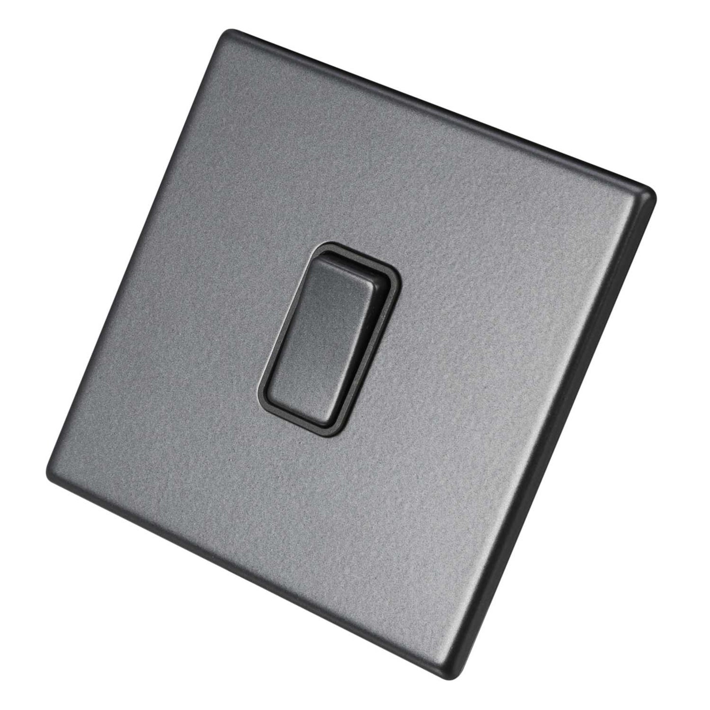 Hamilton 10A 1 Gang Intermediate Switch Grey Insert Screwless Anthra Grey