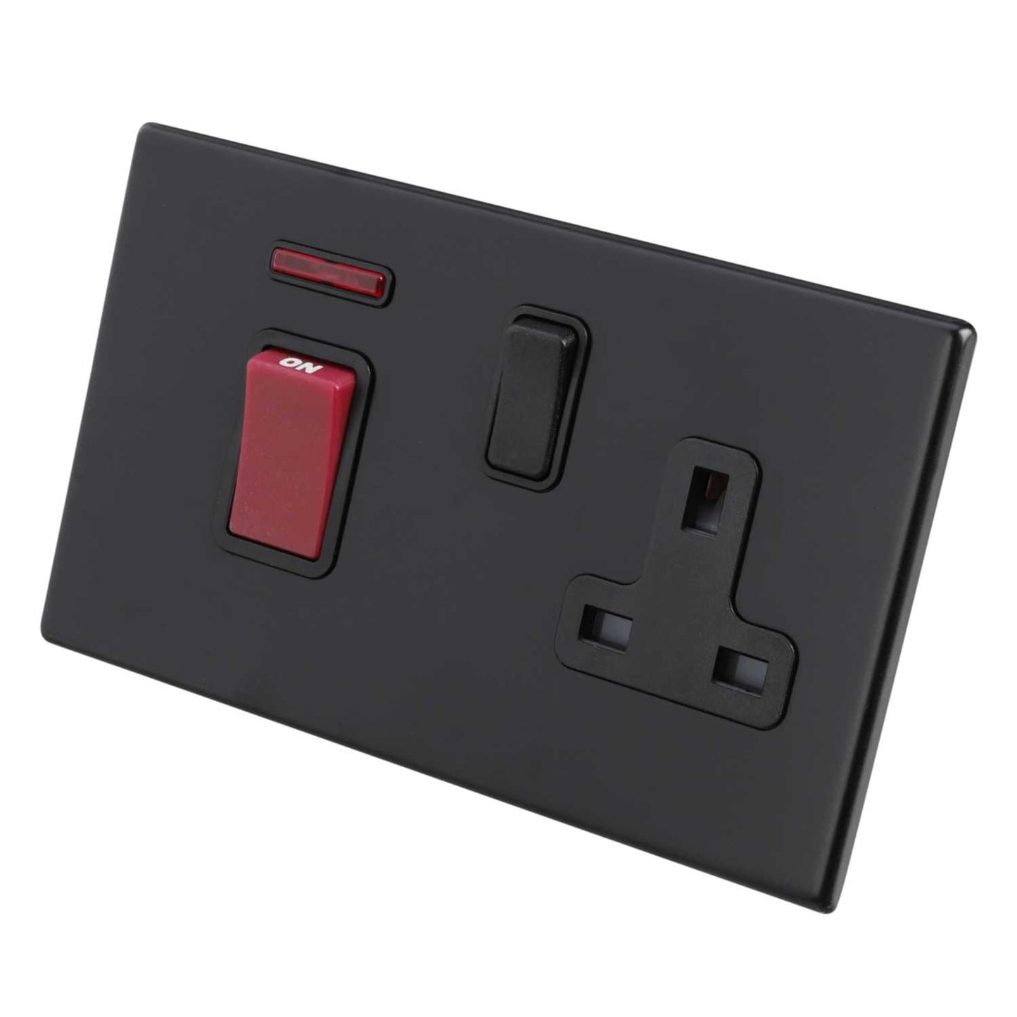 Hamilton 45A DP Cooker Control Unit Screwless Black Insert Matt Black