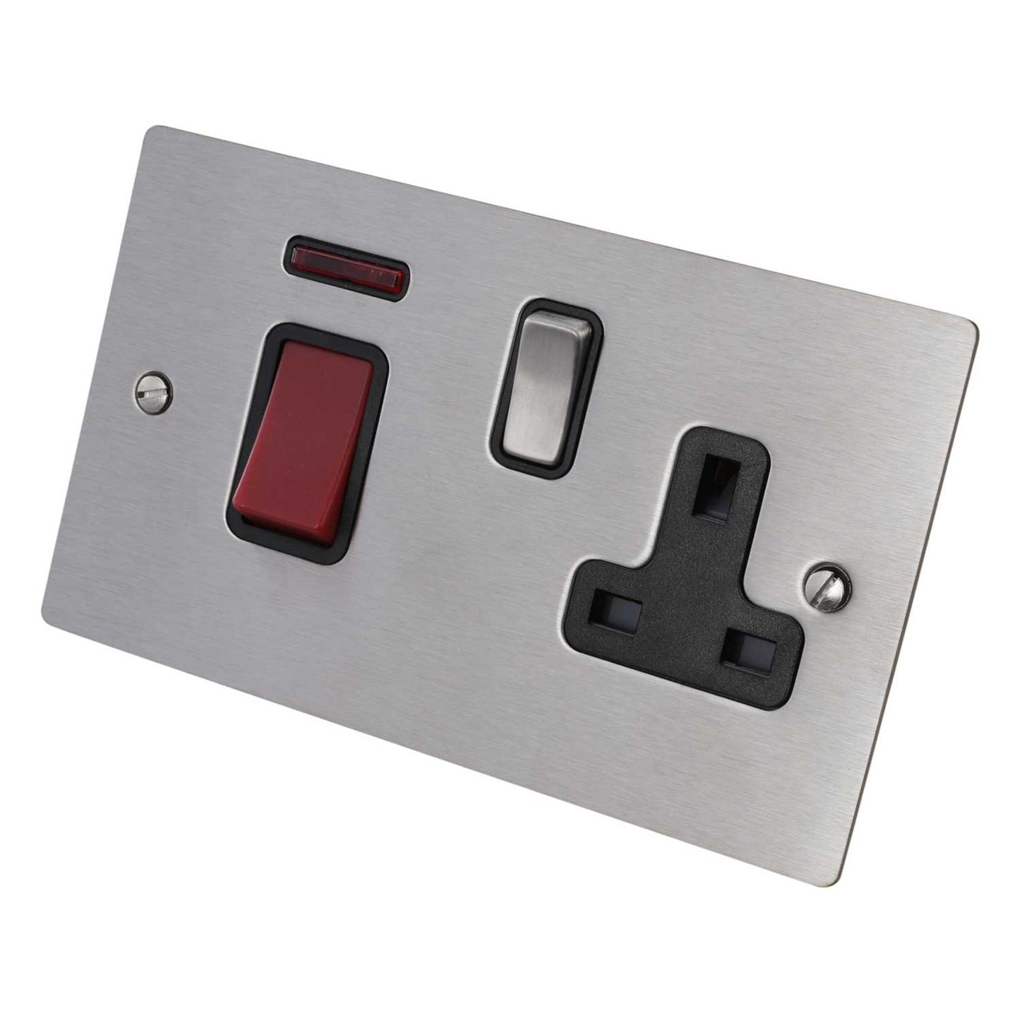 Hamilton 45A DP Cooker Control Unit with Neon Black Insert Satin Steel