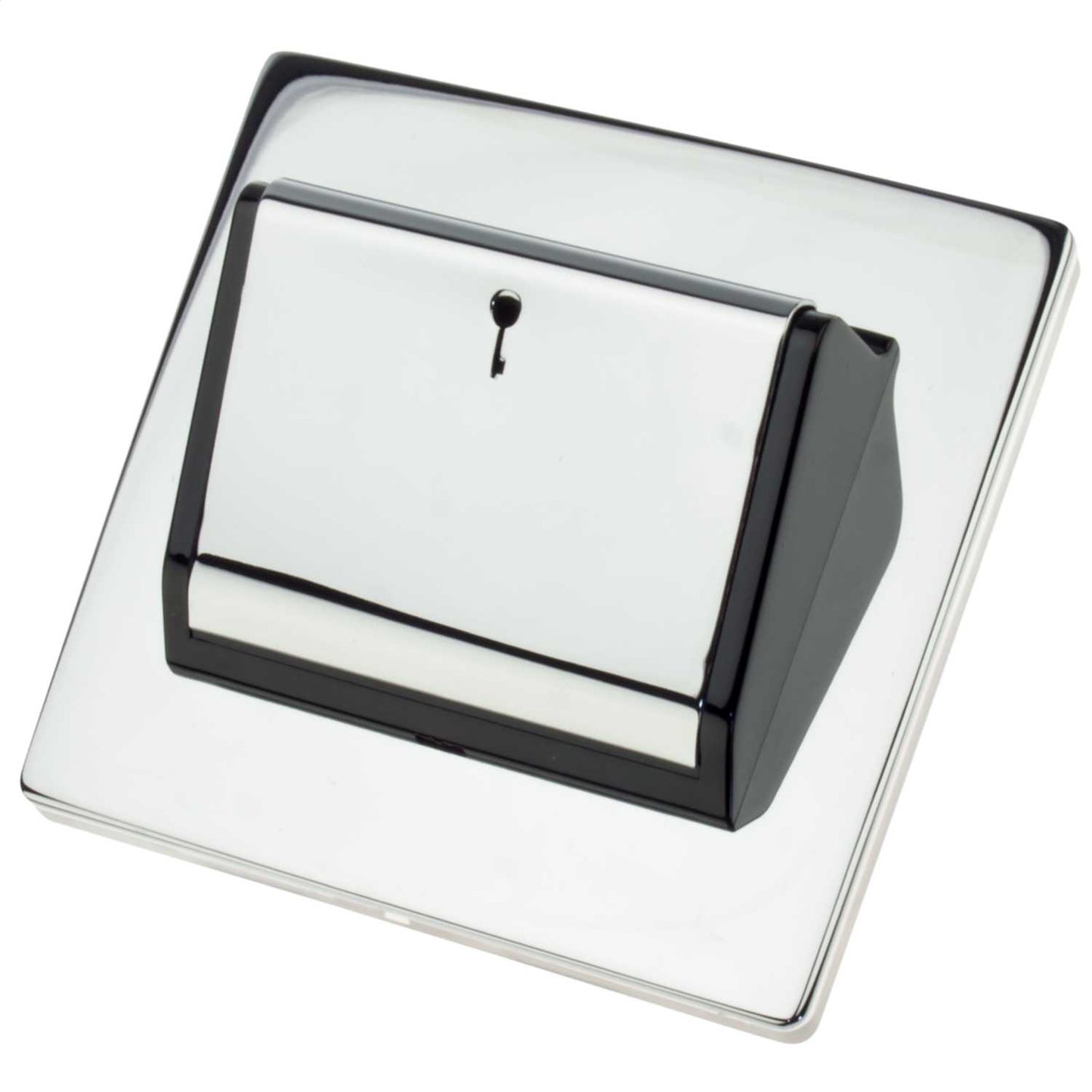 Hamilton Sheer Hotel Key Card Switch Black Insert Bright Chrome