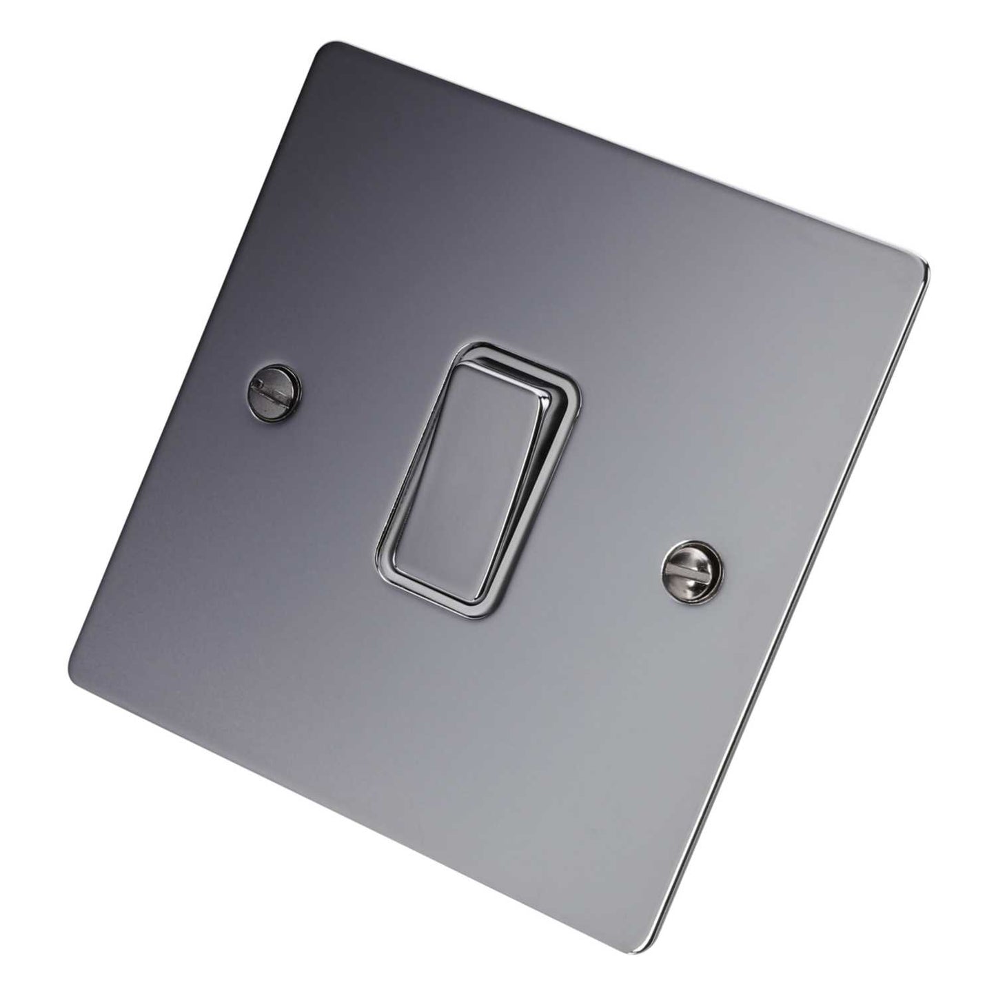 Hamilton 10A 1 Gang Intermediate Switch White Insert Bright Chrome