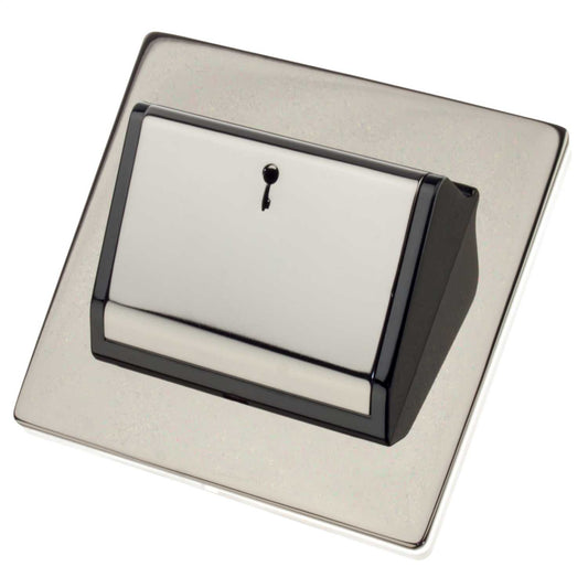 Hamilton Sheer Hotel Key Card Switch Black Insert Black Nickel