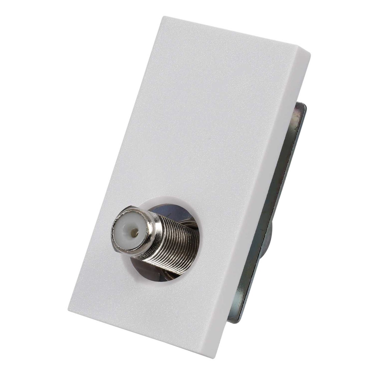 Hamilton EuroFix Non-Isolated Satellite Outlet Module White