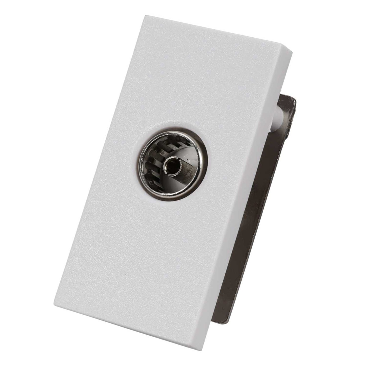 Hamilton EuroFix Non-Isolated TV Outlet Module White