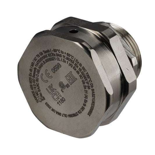 M25 EXD / EXT Nickel Plated Brass Breather Drain (Sold in 1's)