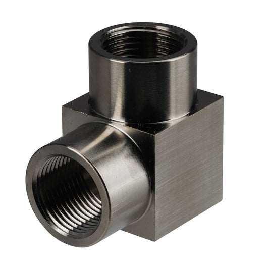 M20(F) x M20(F) EXD/EXE Nickel Plated Brass Fixed 90° Elbow (Sold in 1's)