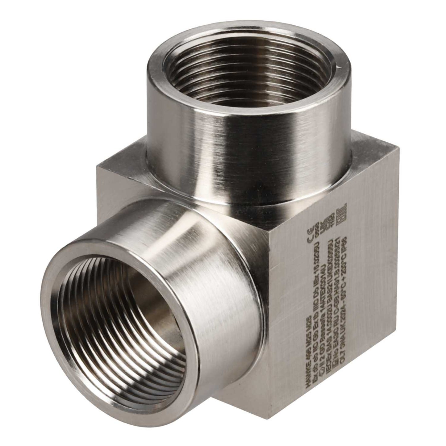 M25(F) x M25(F) EXD/EXE Nickel Plated Brass Fixed 90° Elbow (Sold in 1's)
