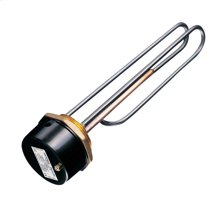 Heatrae 14" 3kW Titanium Immersion Heater with Rod Thermostat