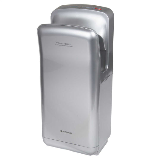 Heatstore Tornado 1.9kW High Speed Hand Dryer Silver