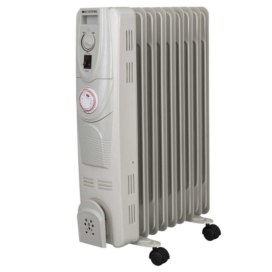 Heatstore 2kW Oil Filled Column Radiator with Timer White