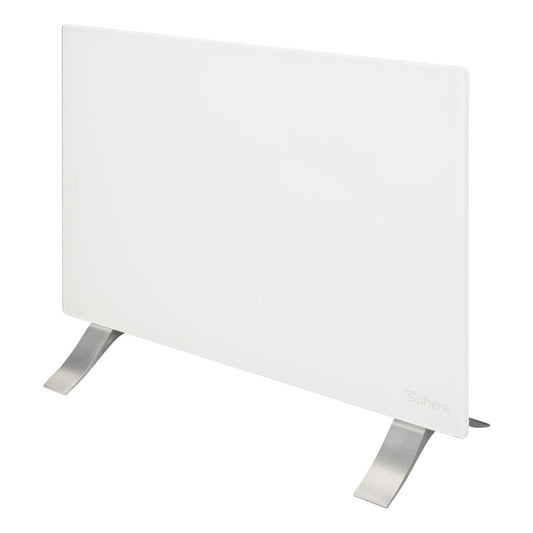 ThermoSphere 1.5kW Glass Flat Panel Heater White
