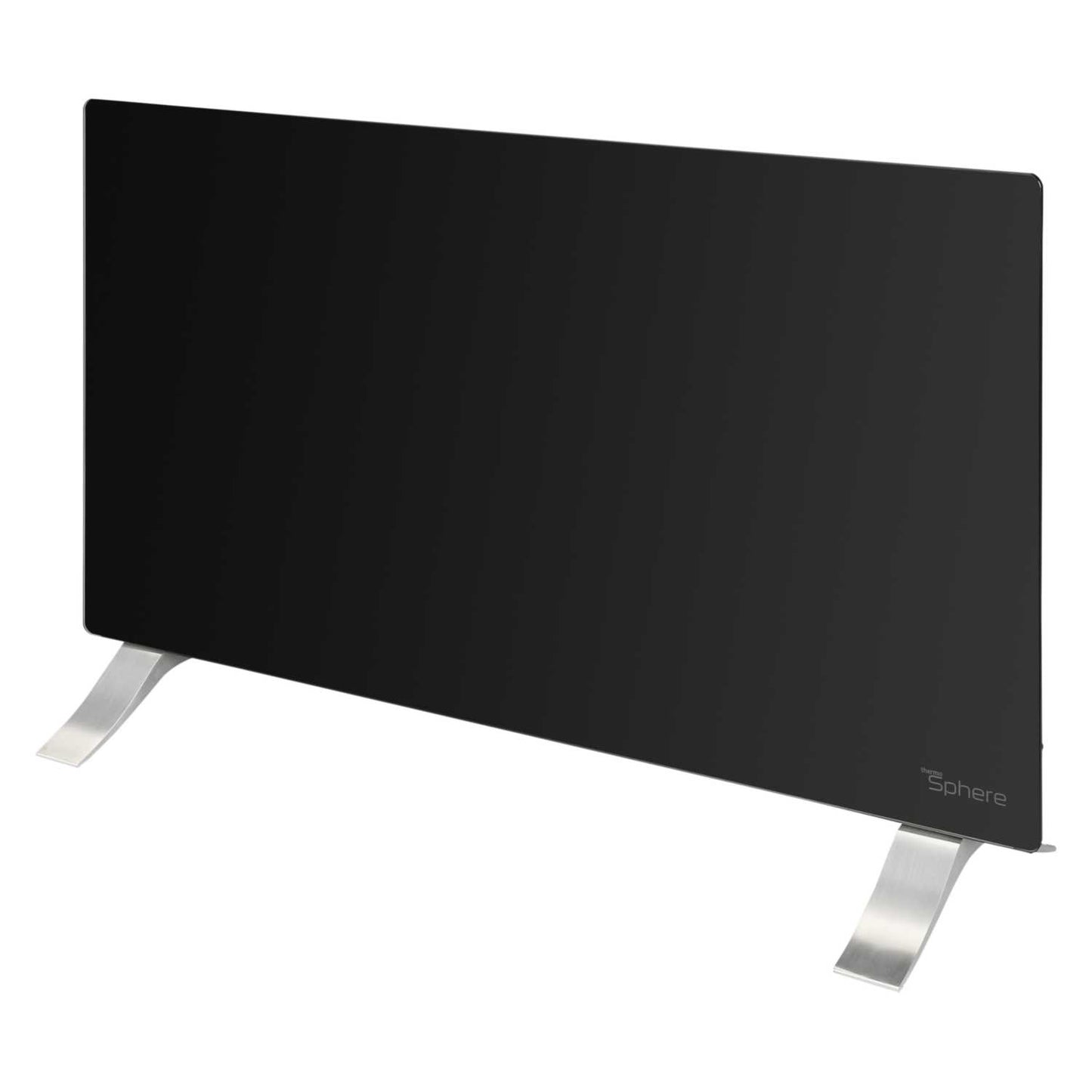 ThermoSphere 2kW Glass Flat Panel Heater Black