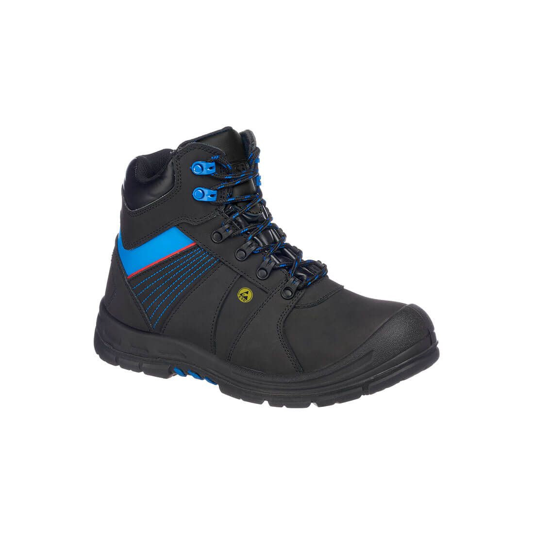 Portwest Compositelite Protector Safety Boot S3 ESD HRO, 39, , Black/Blue