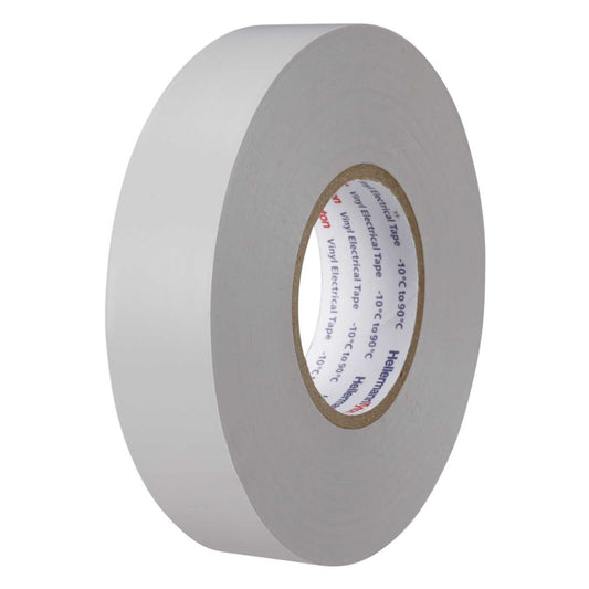 Hellermann HTAPE13GY 19mm x 33m PVC Insulation Tape Grey (Pack of 10)