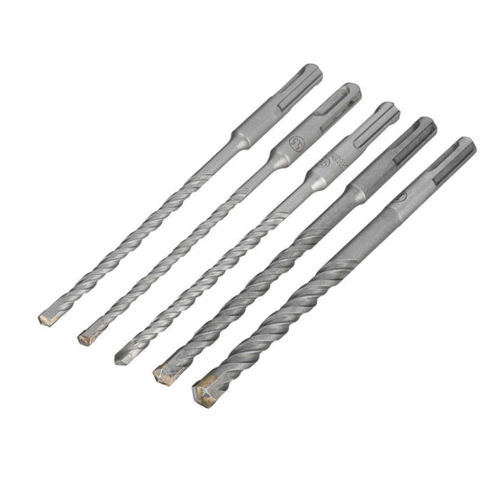 Starrett 5 Piece SDS Plus 4 Point Drill Set