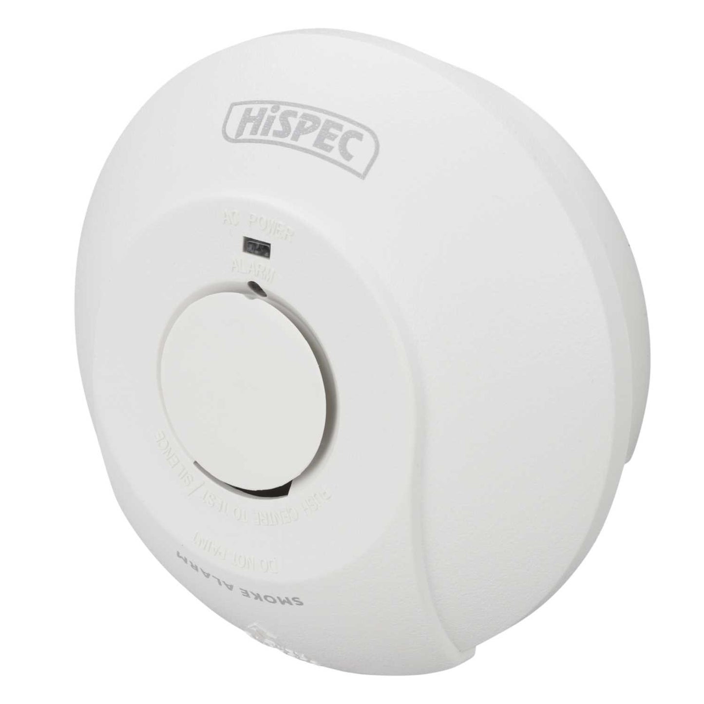 Hispec 230V Interconnectable Fast Fix Mains Smoke Alarm with Battery Back Up
