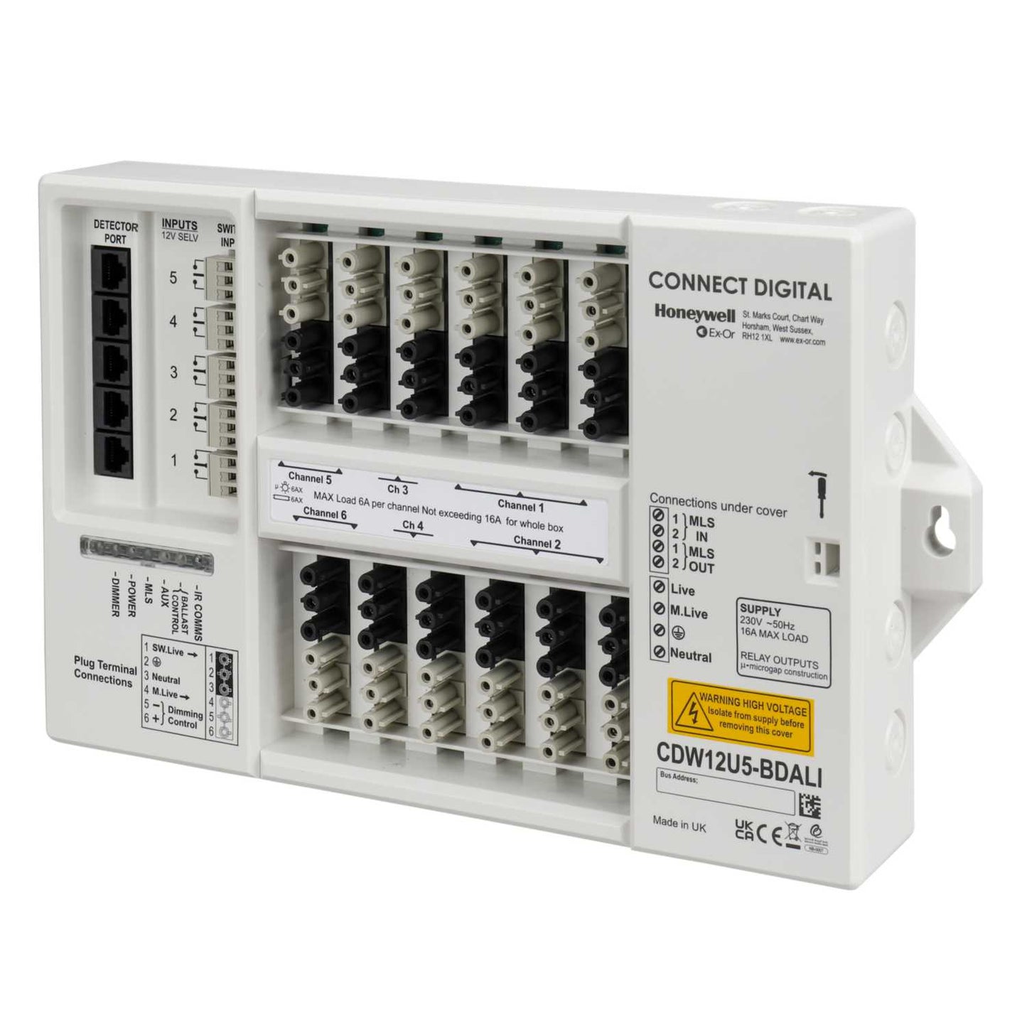 Honeywell Lighting Controls Connect Digital 12 Way Dali Dimming Lighting Control Module