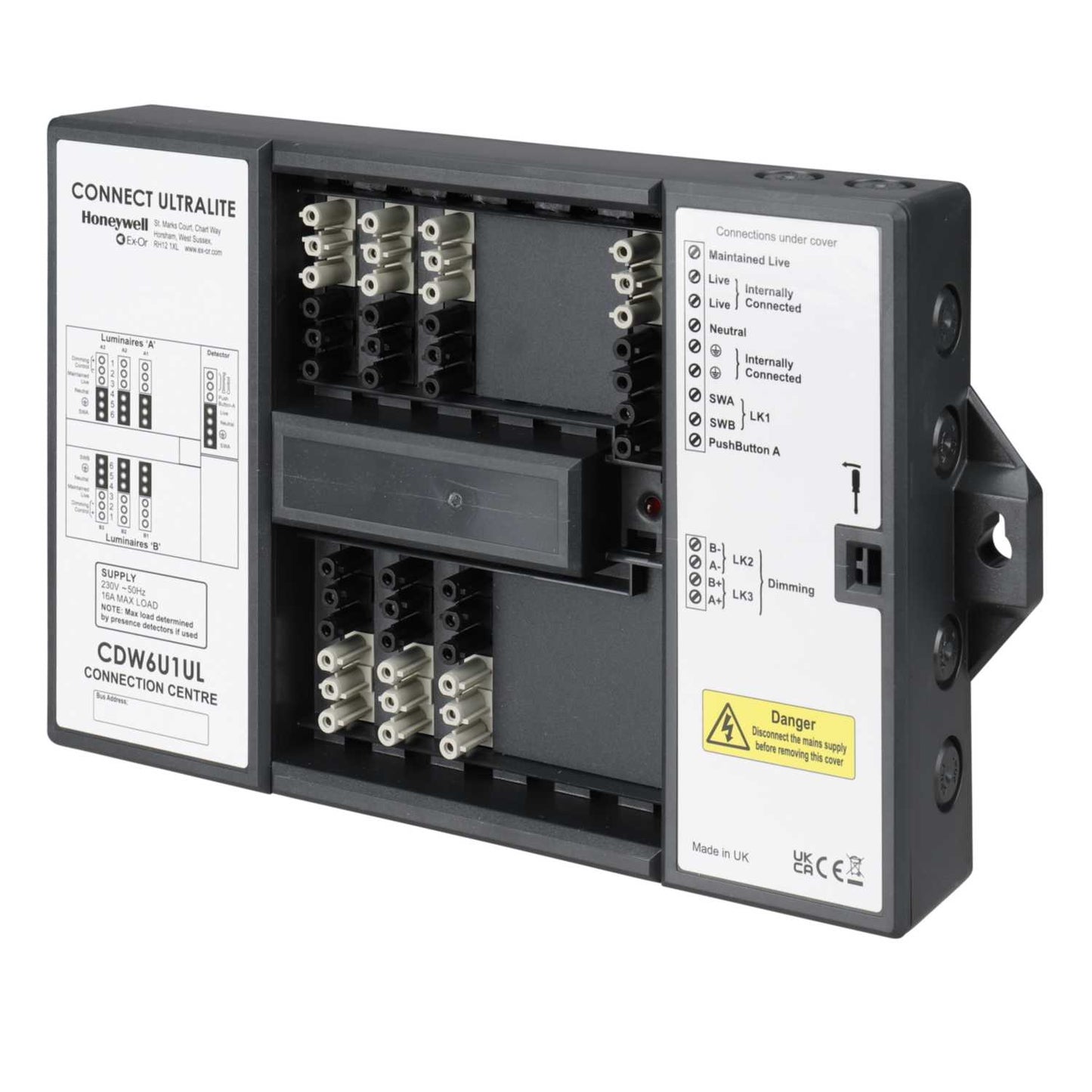 Honeywell Lighting Controls Connect UltraLite 6 Way Lighting Control Module