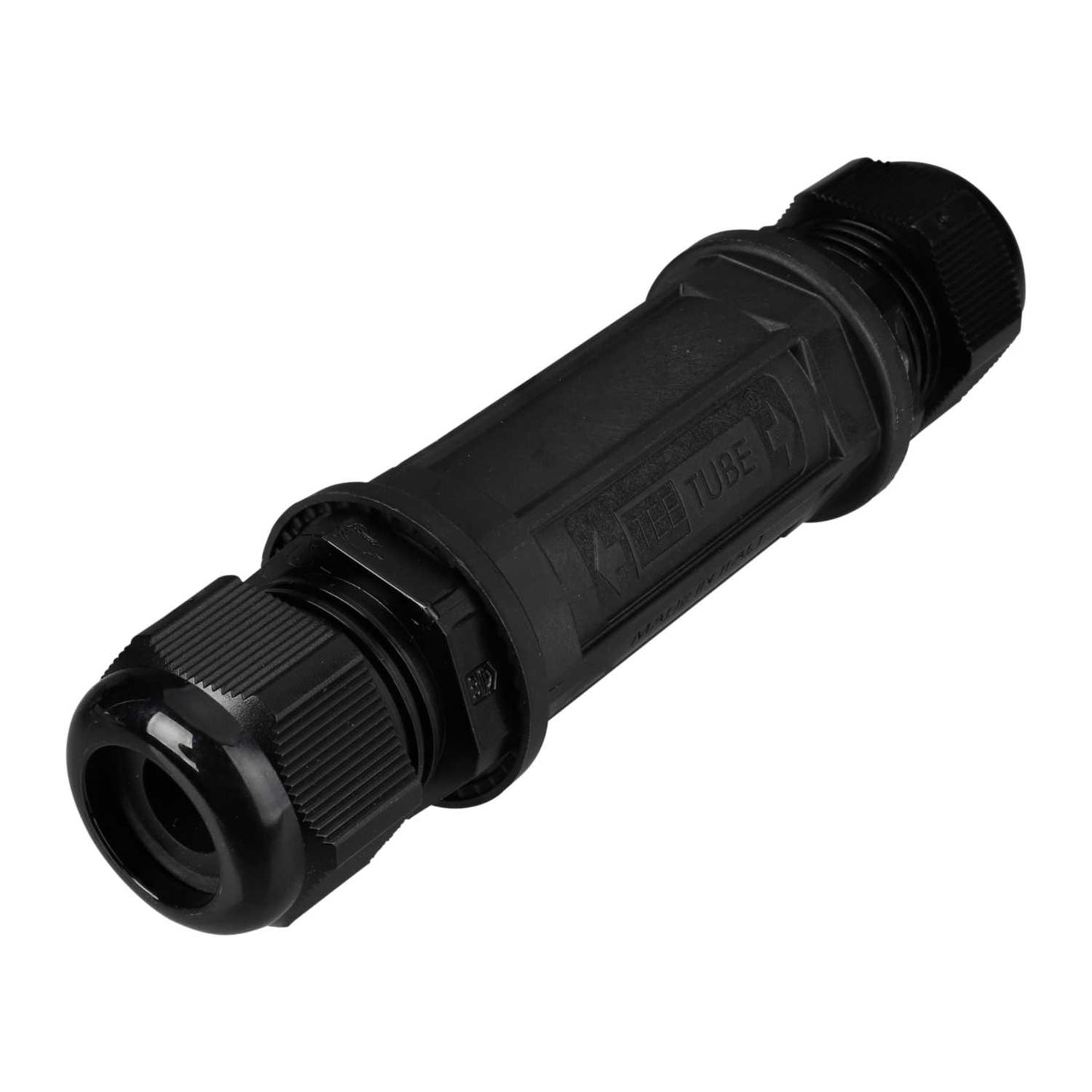 Hylec TeeTube 32A In-Line 5 Pole Cable Connector IP68 Black