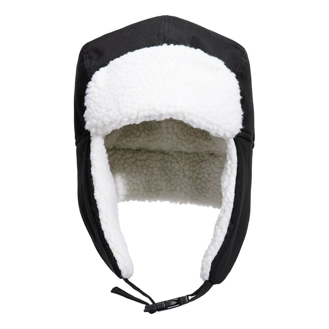 Sherpa Lined Trapper Hat, , R, Black
