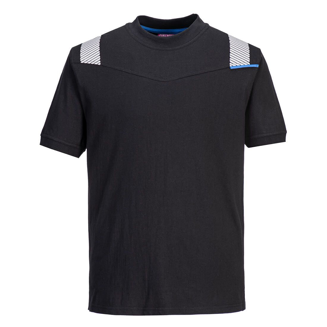 WX3 Flame Resistant T-Shirt, L, R, Black