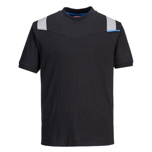WX3 Flame Resistant T-Shirt, L, R, Black