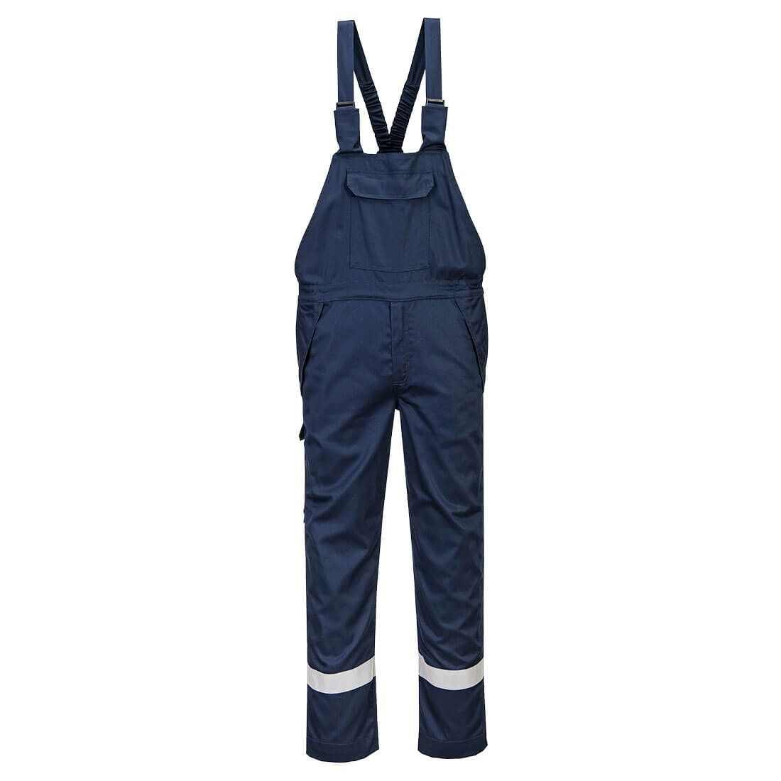Bizflame Work+ FR Bib and Brace, 4XL, R, Navy