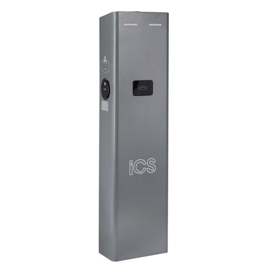 ICS 7kW ICS7G2 Intelligent EV Charging Pedestal with 2 x 32A Type 2 Sockets