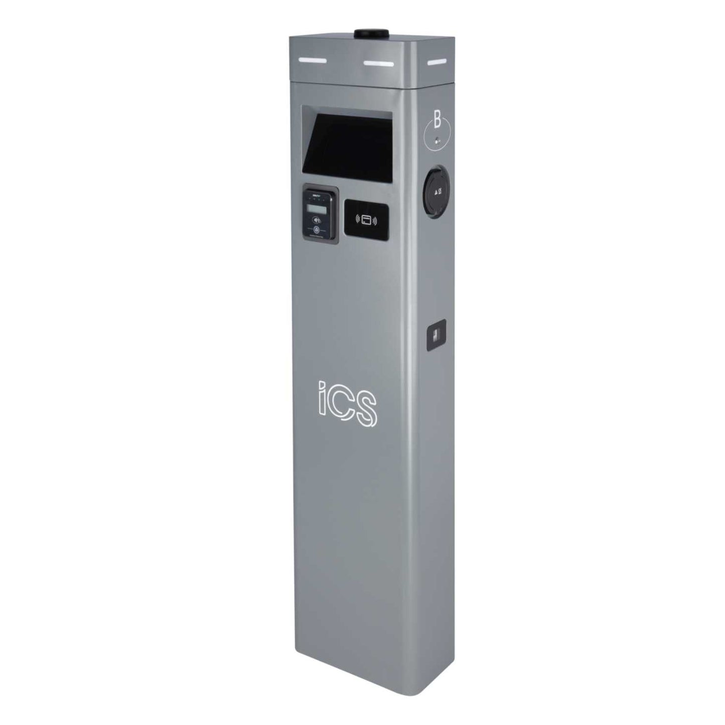 ICS 7kW Intelligent Contactless EV Charging Pedestal with 2 x 32A Type 2 Sockets