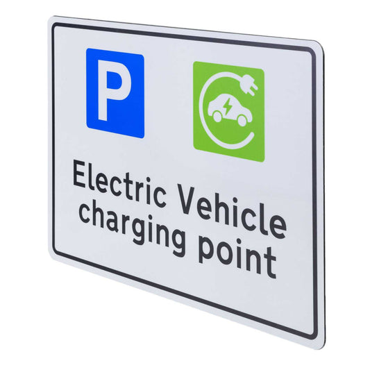 ICS 300mm x 400mm EV Charging Point Sign