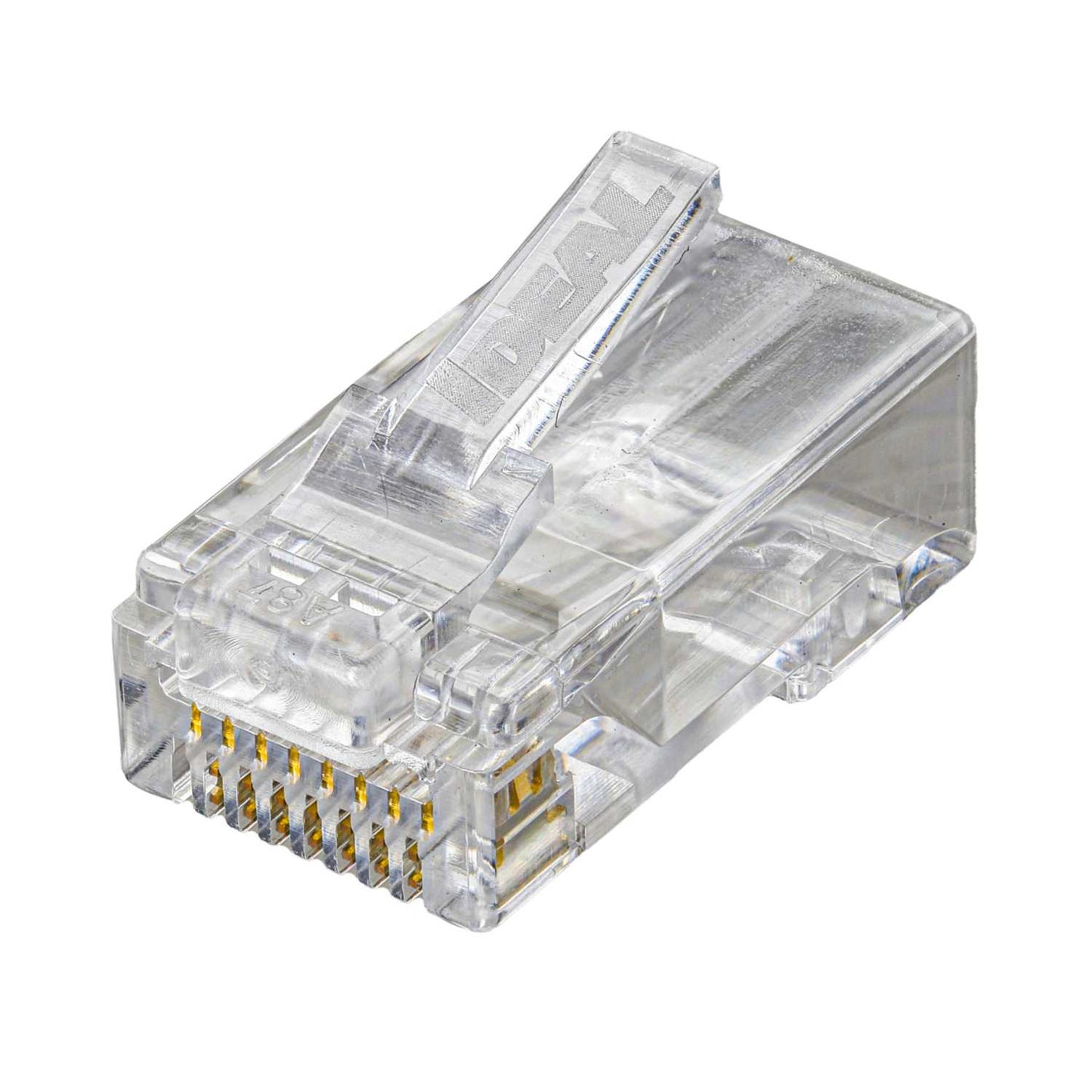Ideal RJ45 CAT6 Feed-Thru Modular Plugs (Pack of