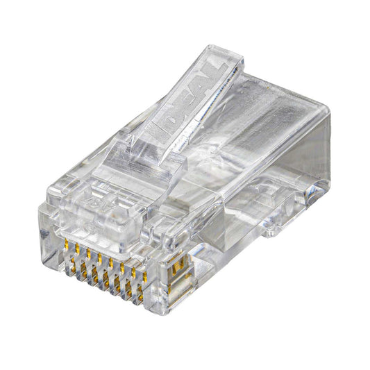 Ideal RJ45 CAT6 Feed-Thru Modular Plugs (Pack of