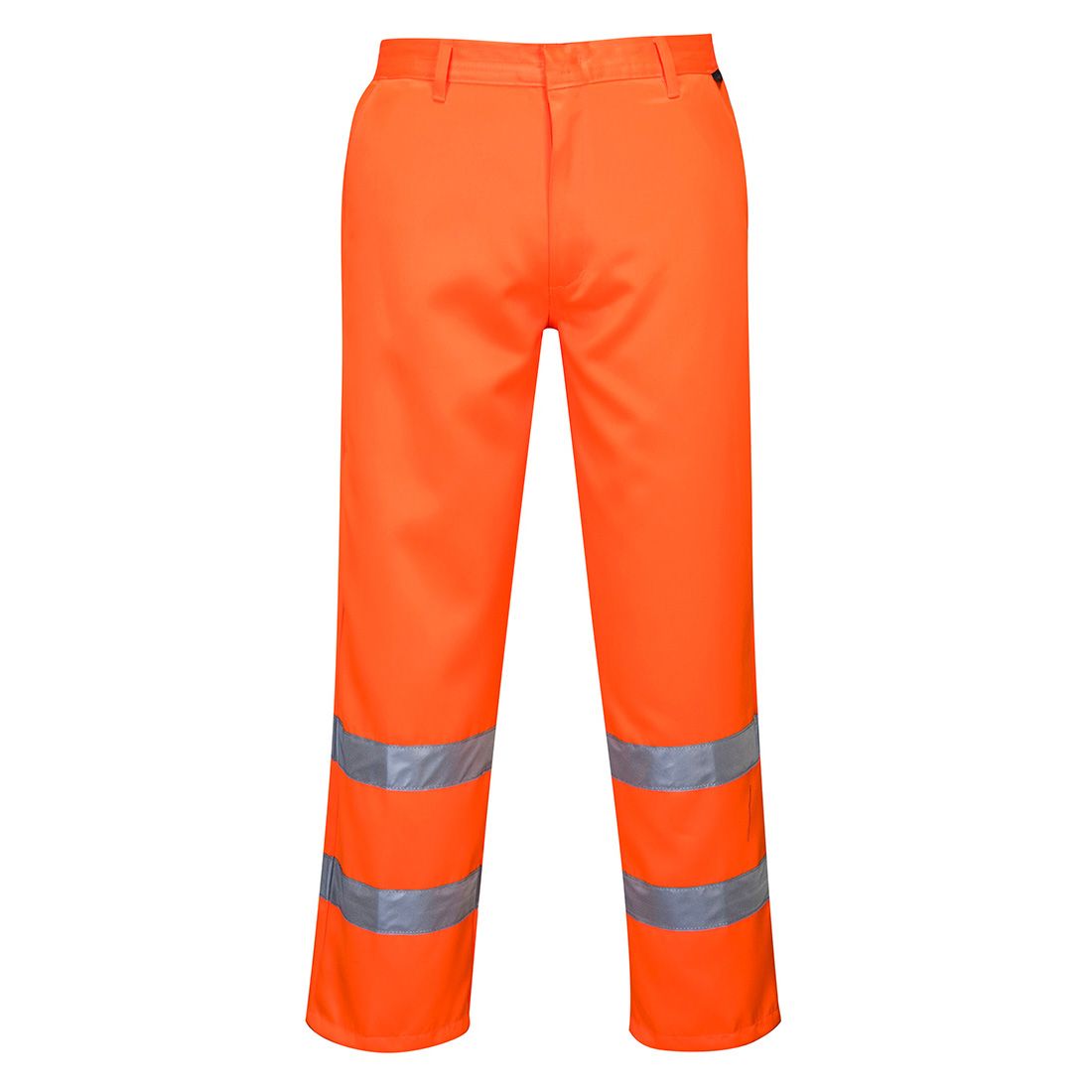 Hi-Vis Polycotton Service Trousers, S, R, Orange