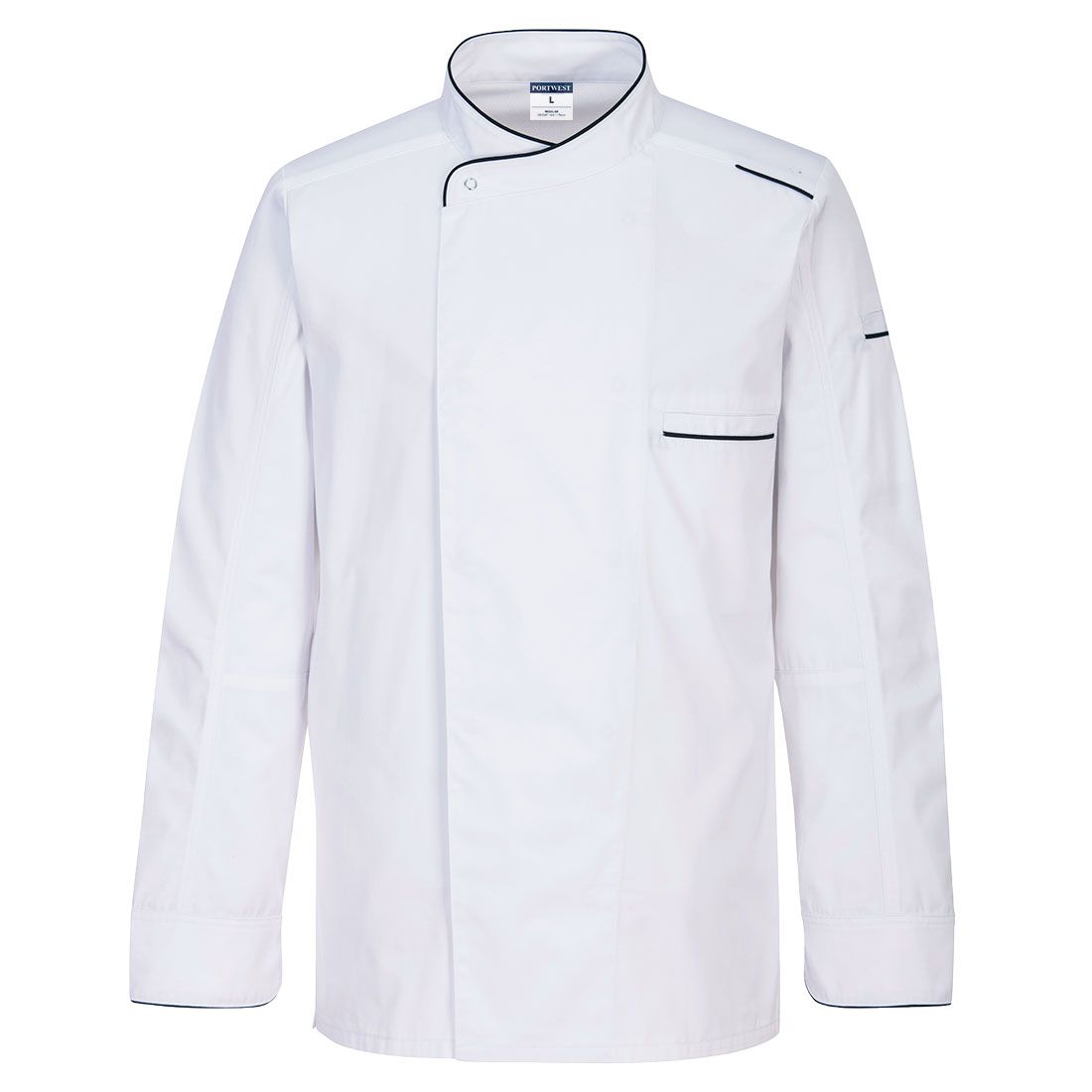 Surrey Chefs Jacket L/S, L, R, White