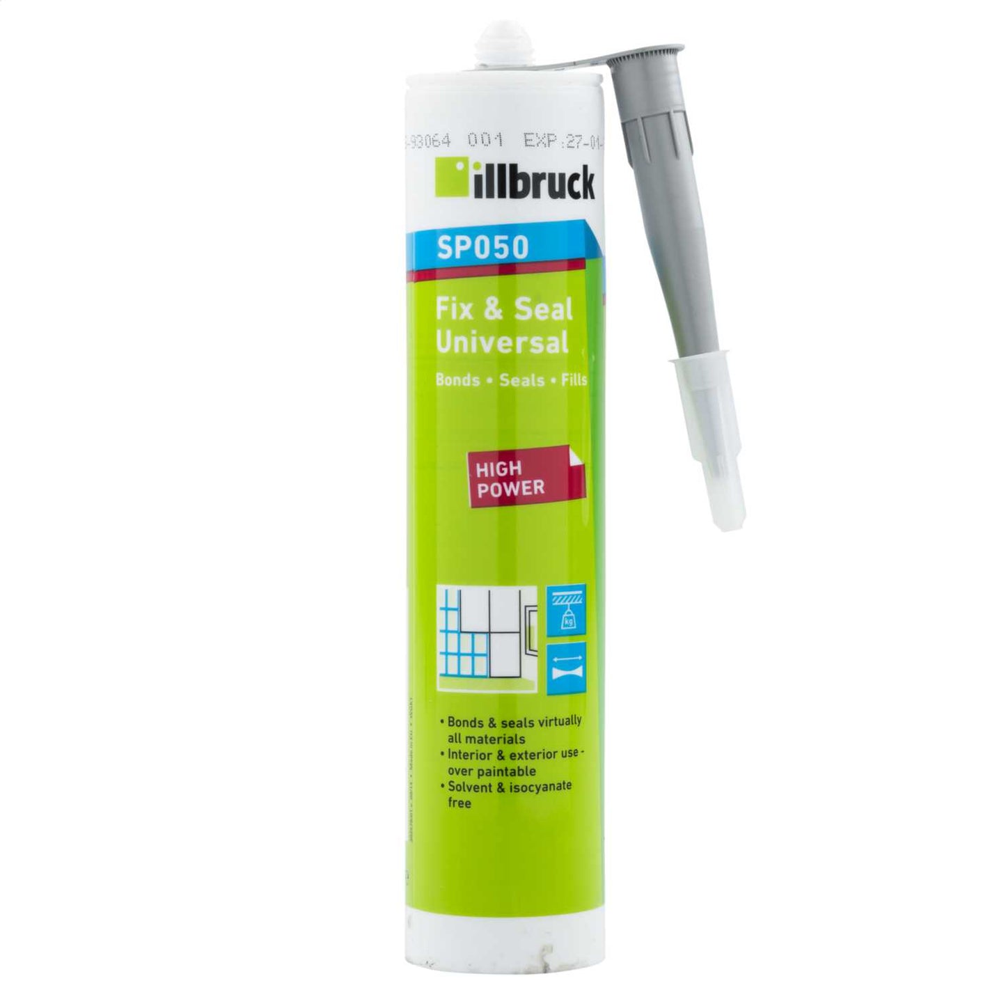 Illbruck SP050 Fix and Seal Universal Adhesive Grey 310ml