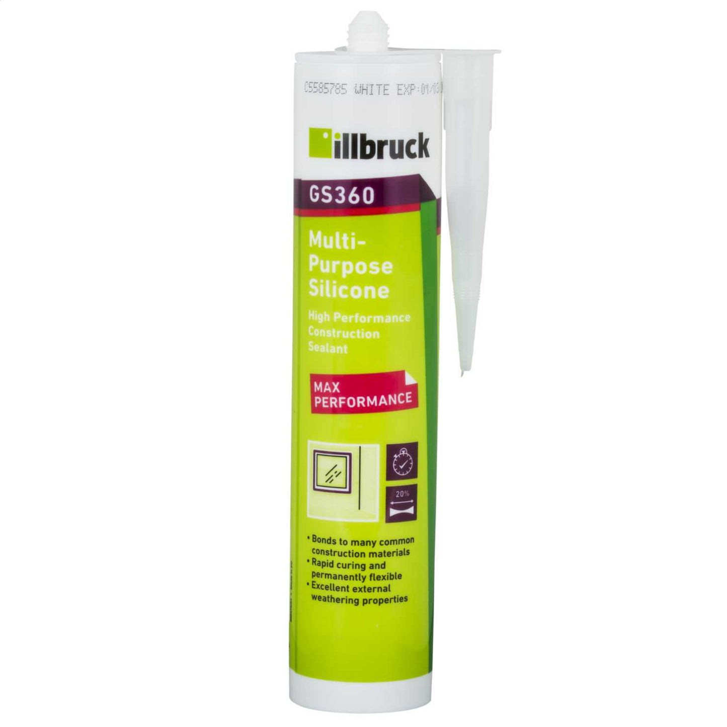 Illbruck GS360 Multi Purpose Silicone White 310ml