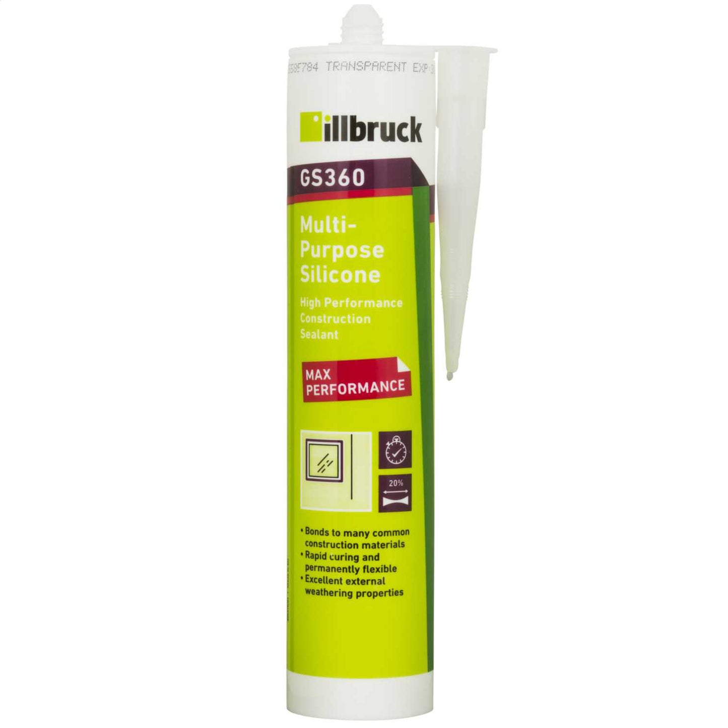Illbruck GS360 Multi Purpose Silicone Translucent 310ml
