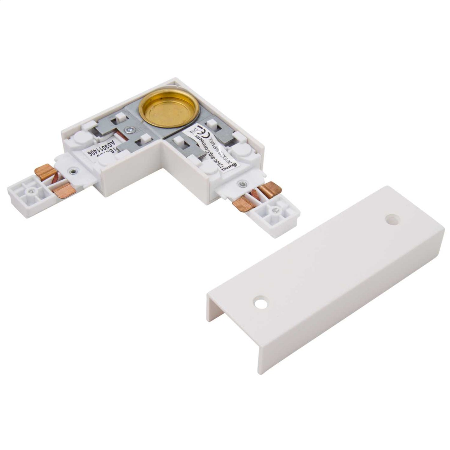 Illuma 90° or 180° Adjustable Connector White for 1 Circuit Track