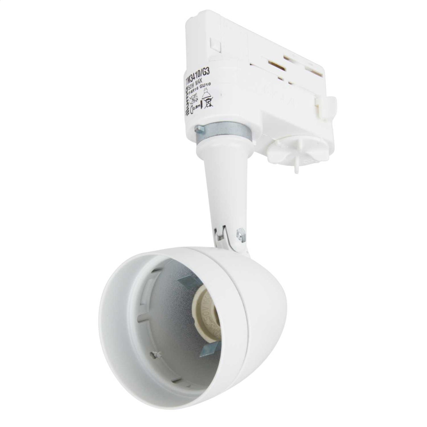 Illuma Lumarpar GU10 Spotlight White with 3-Circuit Switched Track Adaptor