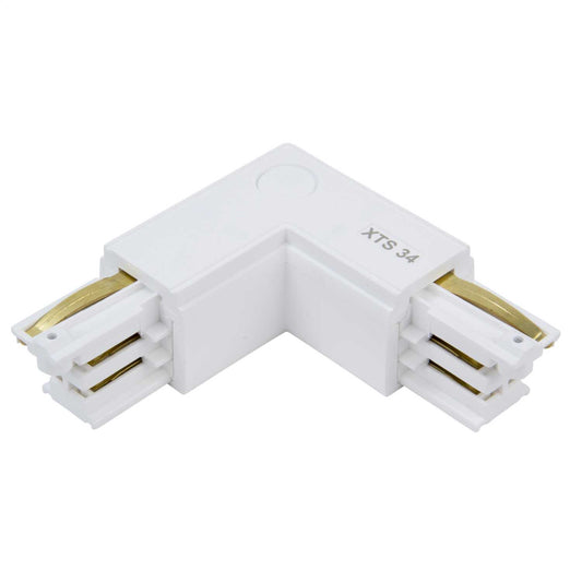 Illuma Right Handed L Connector White for 3 Circuit Track