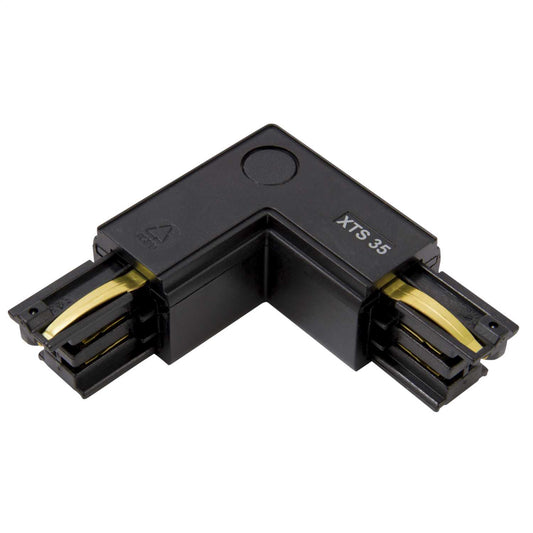 Illuma Left Handed L Connector Black for 3 Circuit Track