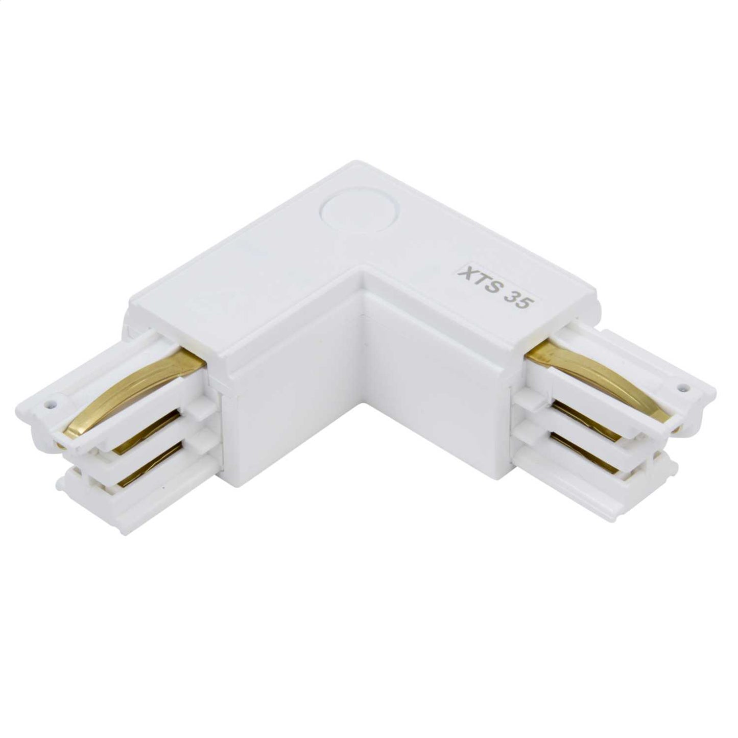 Illuma Left Handed L Connector White for 3 Circuit Track