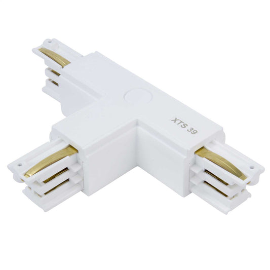 Illuma T Connector White for 3 Circuit Track Left B