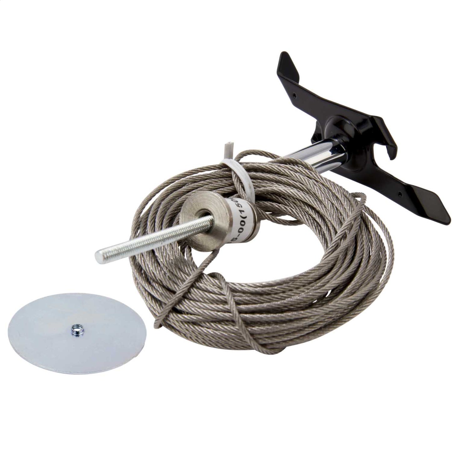 Illuma 6000mm Adjustable Suspension Wire Black with Universal Clamp for 3 Circuit Track